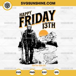 Jason Voorhees Happy Friday 13th SVG, Jason Voorhees SVG, Friday the 13th SVG