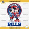 Mickey And Minnie 3D Buffalo Bills Football PNG