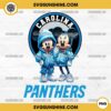 Mickey And Minnie 3D Carolina Panthers Football PNG