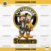 Mickey And Minnie 3D Pittsburgh Steelers Football PNG