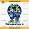 Mickey And Minnie 3D Seattle Seahawks Football PNG