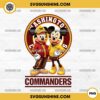 Mickey And Minnie 3D Washington Commanders Football PNG