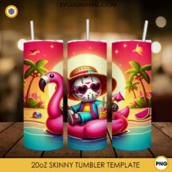 Chibi Jason Voorhees Horror Summer 20oz Tumbler Wrap PNG File