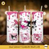 Hello Kitty My Melody Kuromi Valentine 20oz Tumbler Wrap PNG File