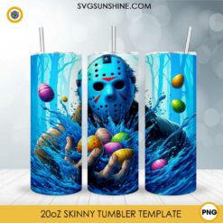 Jason Voorhees Easter Egg 20oz Tumbler Wrap PNG File