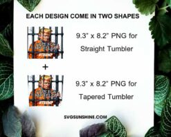 Vote For The Felon Trump Tumbler Wrap PNG