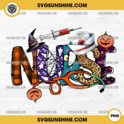 Nurse Halloween PNG, Pumpkin Halloween Nurse PNG Clipart Sublimation Designs