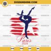 Paris 2024 Gymnastics SVG, Women's Olympic Team USA SVG, Paris 2024 Summer Olympics SVG