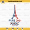 Paris 2024 Summer Olympics SVG PNG Cut Files