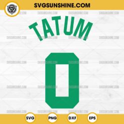 Tatum 0 Celtics SVG, Jayson Tatum SVG, Boston Celtics SVG