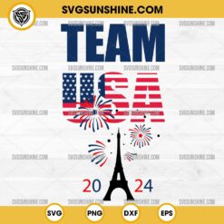 Team USA 2024 Olympics SVG, Paris 2024 Olympics SVG