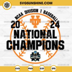 Tennessee Volunteers 2024 SVG Cricut, College baseball national champions 2024 SVG