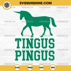 Tingus Pingus Unicorn SVG, Boston Celtics NBA SVG, Boston Basketball Fan SVG