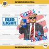 Trump Bud Light Beer Cheers To Freedom PNG, Trump Bud Light Beer PNG