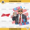 Trump Budweiser Beer Cheers To Freedom PNG, Trump Budweiser Beer PNG