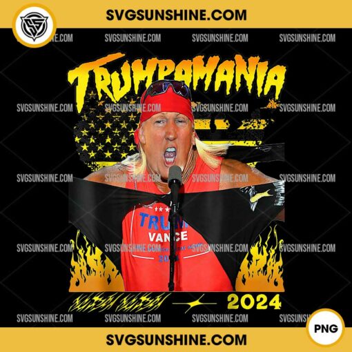 Trumpamania PNG, Trump Vance 2024 PNG - Wrestling Trumpamania PNG