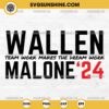 Wallen Malone 24 Teamwork Makes The Dream work SVG