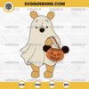 Winnie The Pooh Halloween SVG, Ghost Pooh Bear Pumpkin Halloween SVG