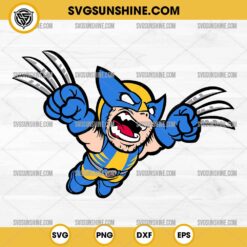 Wolverine Super Mario Bros SVG PNG Vector Clipart