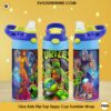 Teenage Mutant Ninja Turtles 12oz Kids Flip Top Sippy Cup Tumbler Wrap PNG File