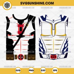 2024 Deadpool And Wolverine Suit SVG, Deadpool & Wolverine Costume SVG Bundle