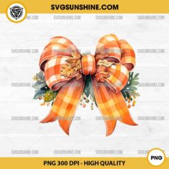 Autumn Bow PNG, Fall Bow PNG, Fall Coquette PNG