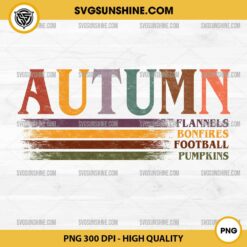 Autumn Flannels Bonfires Football Pumpkins PNG, Hello Fall Autumn PNG