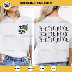 Beetlejuice Beetlejuice Beetlejuice SVG Bundle, Beetlejuice Sandworm SVG PNG File Designs For Shirts