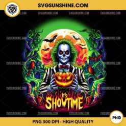 Beetlejuice It's Showtime PNG, Beetlejuice Pumpkin PNG, Beetlejuice Halloween PNG