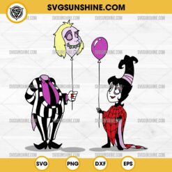 Beetlejuice And Lydia Deetz SVG, Beetlejuice SVG, Lydia Deetz SVG