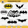 Bundle Batman SVG, Batman Logo Layered SVG, Batman Caped Crusader SVG PNG