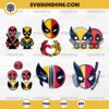 Bundle Deadpool Wolverine SVG, Deadpool & Wolverine SVG Cut Files, Deadpool and Wolverine PNG