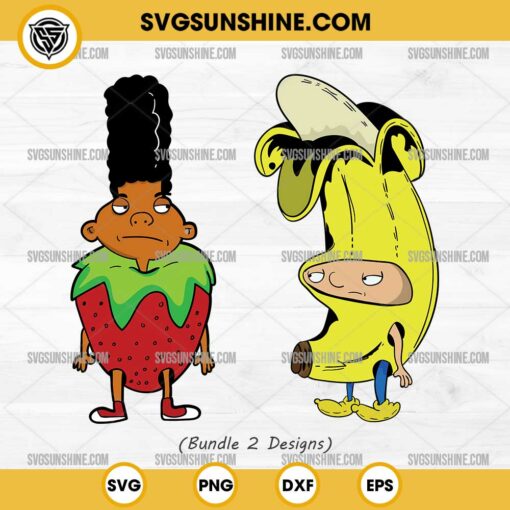 Bundle Hey Arnold The Movie SVG, Arnold Banana Costume SVG, Gerald Johanssen SVG