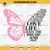 Butterfly Breast Cancer Awareness SVG, Breast Cancer is A Journey SVG, Breast Cancer SVG