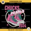 Chucks And Pearls 2024 Kamala Harris PNG Sublimation Designs