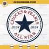 Chucks And Pearls 2024 All Star SVG, Chucks And Pearls SVG File