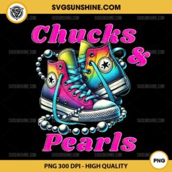 Chucks And Pearls 2024 PNG, Kamala Harris Converse Sneakers PNG