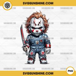 Chucky Jason Voorhees Mask PNG Sublimation