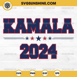 Cricut Kamala 2024 SVG PNG, Kamala Harris 2024 SVG Silhouette