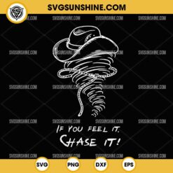 Cricut Silhouette If You Feel It Chase It SVG, Twisters Quote SVG