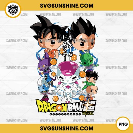 Dragon Ball Super PNG, Dragon Ball Super Funko Pop PNG Silhouette Clipart