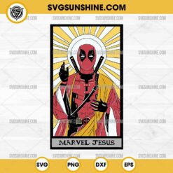 Deadpool Marvel Jesus SVG PNG DXF EPS