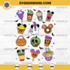 Disney Halloween Snacks Doodle SVG, Halloween Snacks SVG, Mouse Snacks Halloween SVG