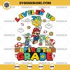 Mario Leveled Up To First Grade SVG, Super Mario Back To School SVG, 1ST Grade SVG