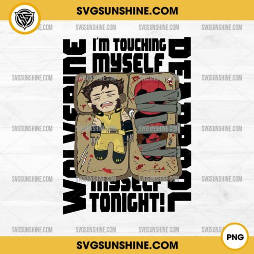 Funny Deadpool And Wolverine PNG Sublimation