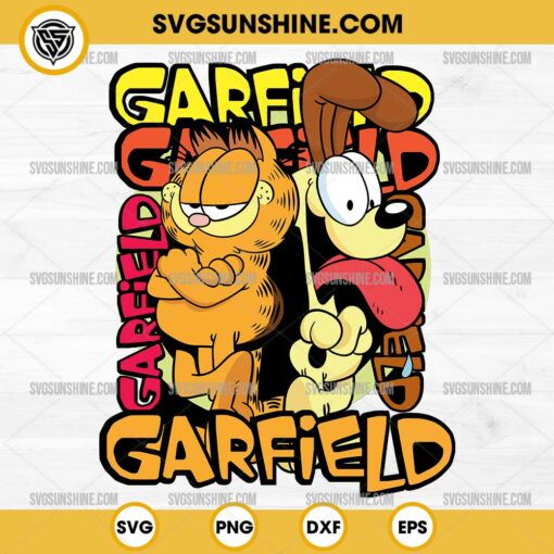 Garfield and Odie SVG, Garfield SVG PNG Vector Clipart