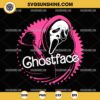 Ghostface Scream SVG, Pink Ghostface SVG, Horror Ghostface Scream Barbie SVG