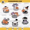 Halloween Hello Kitty Friends SVG, Sanrio Characters Halloween SVG Bundle