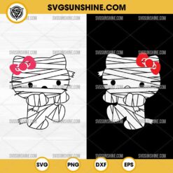 Halloween Mummy Hello Kitty SVG Bundle, Hello Kitty Halloween SVG