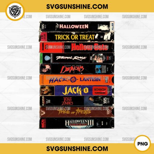 Halloween Stack Vol 1 Movies PNG Sublimation